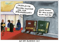 Bibel und Koran auf der Buchmesse.png